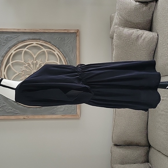 Lands End Black Tie Waist Women Size Xsmall Small Swimsuit Cover Up - Picture 4 of 11